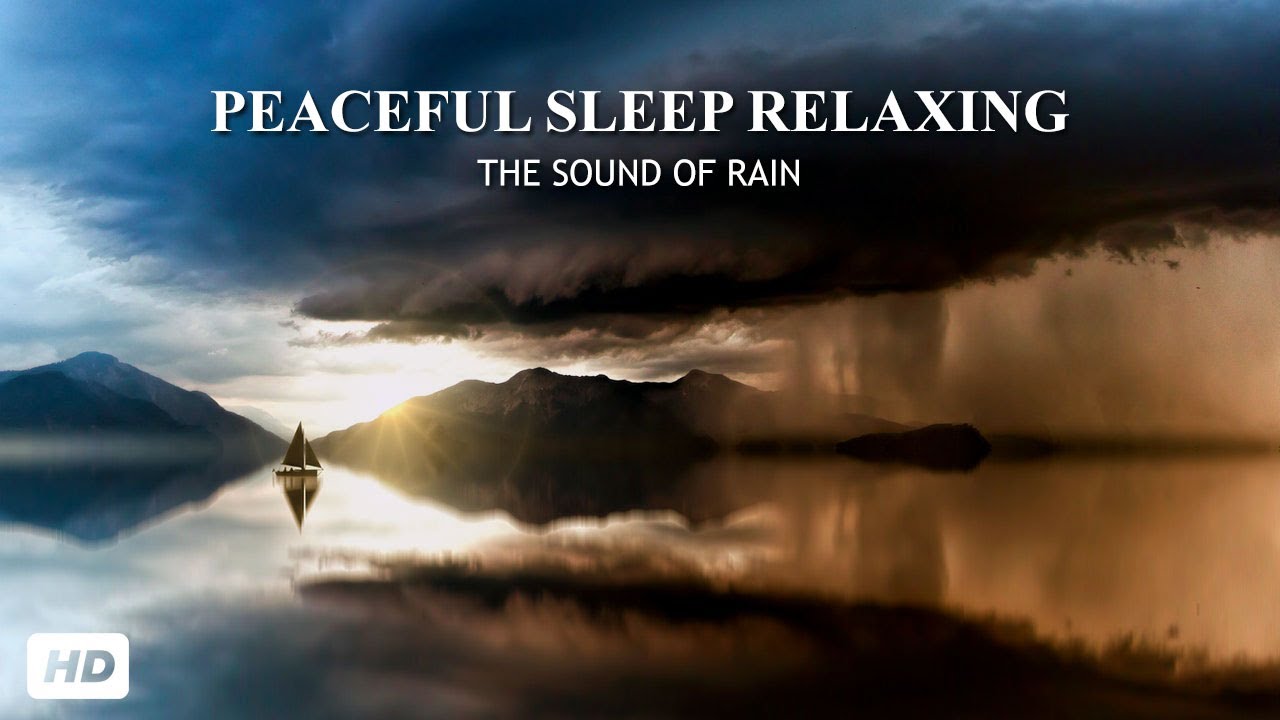 Relaxing the sound of rain, adding inspiration.