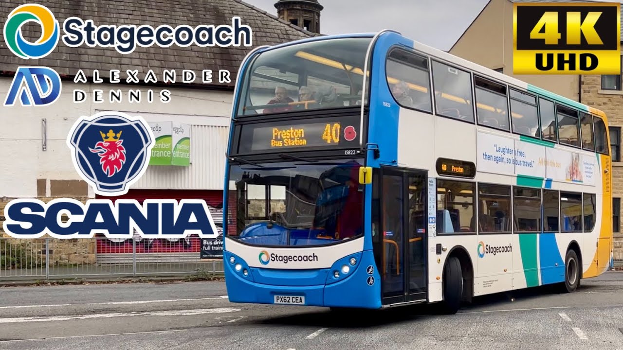 [Stagecoach North Lancashire: 40 Preston to Lancaster via Garstang] ADL Enviro400 Scania N230UD