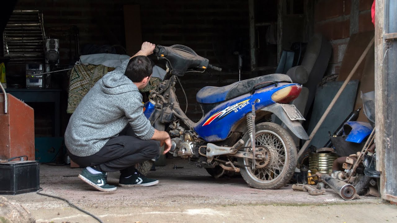 ARRANCAMOS MOTO PARADA POR AÑOS - NUEVO PROYECTO - MK Racing