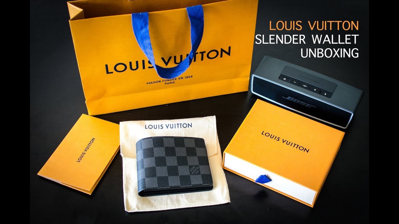 Louis Vuitton Slender Wallet Unboxing