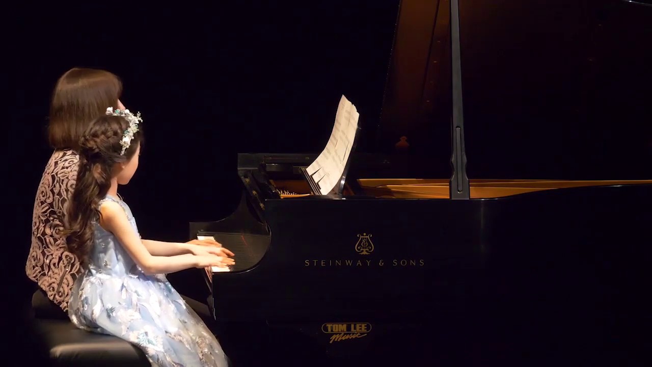 Jessica Wang and Catherine Rollin - Valse Bleu Piano Duet by Catherine Rollin
