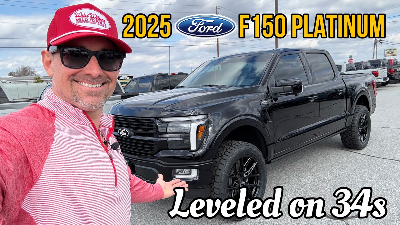 2025 Akins Ford F150 Platinum MIDNIGHT Covert 2" Leveled on 34s