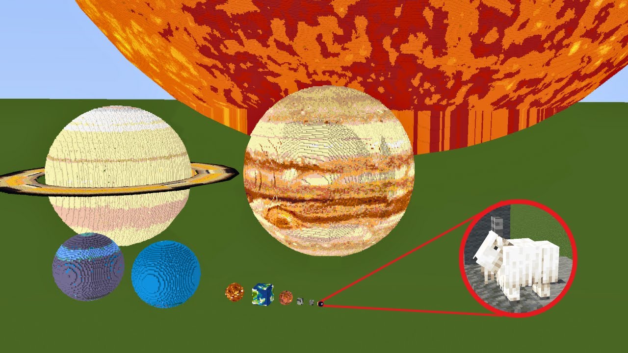 The True Scale of the Solar System in Minecraft
