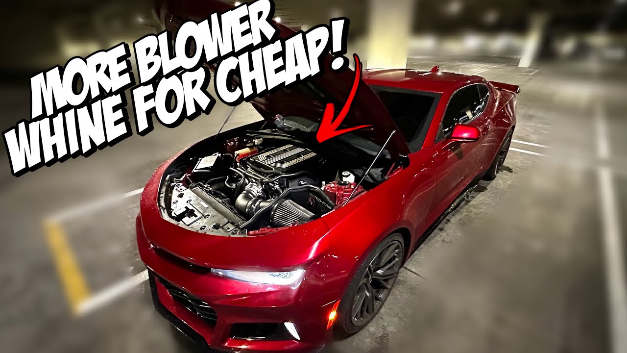 Making My ZL1 Supercharger Whine LOUD!