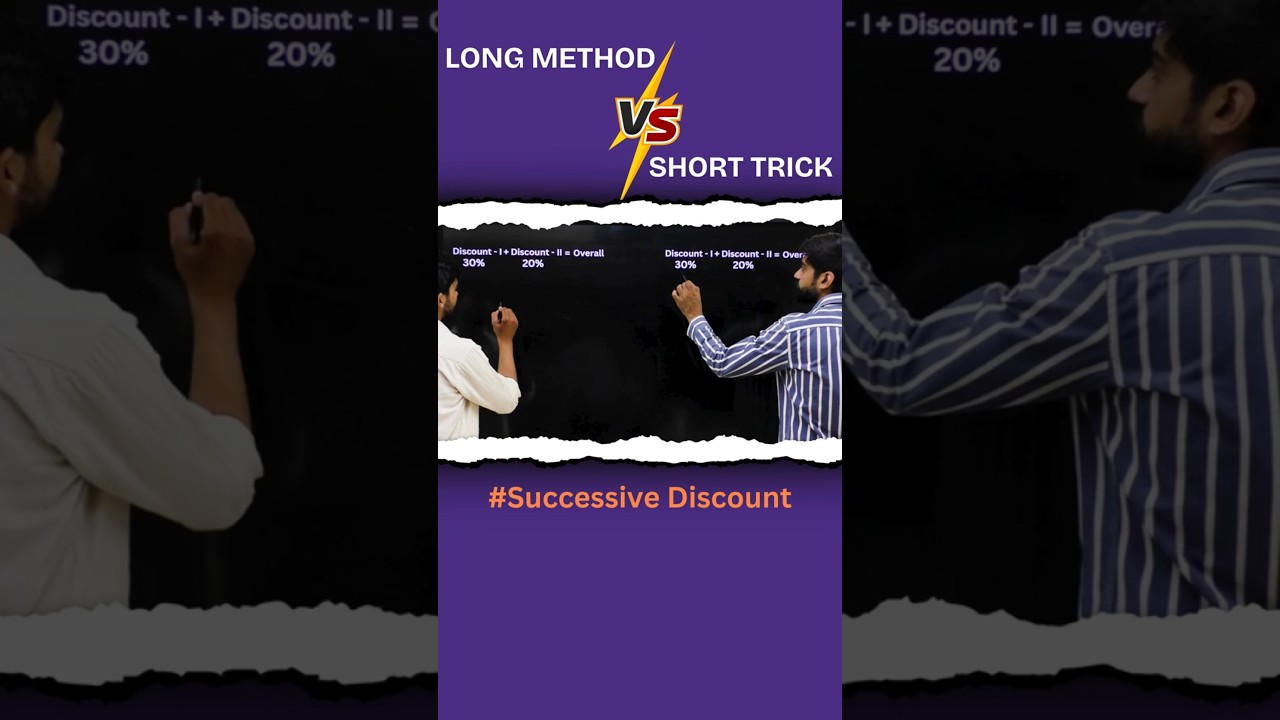 Successive Discount Trick  #catquantseries #catpreparation #coachifycat