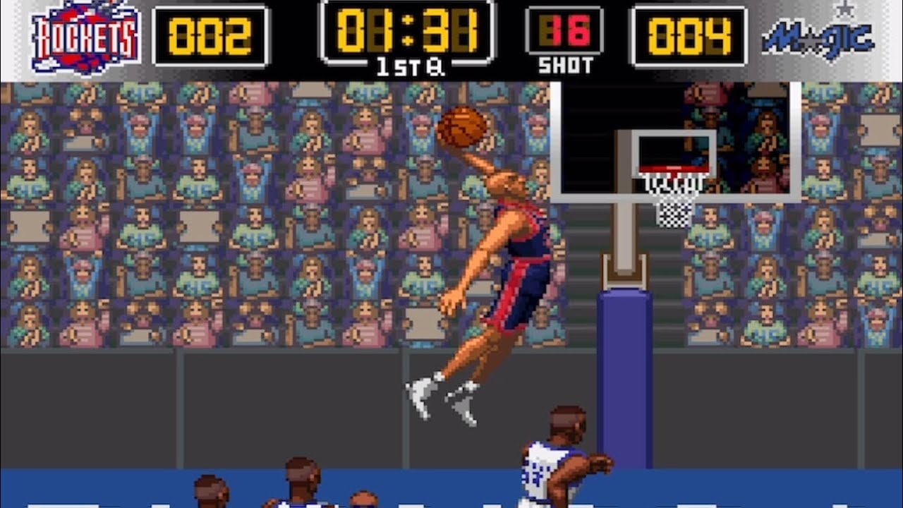 Хьюстон Рокетс против Орландо Мэджик | NBA Give N' Go (SNES)