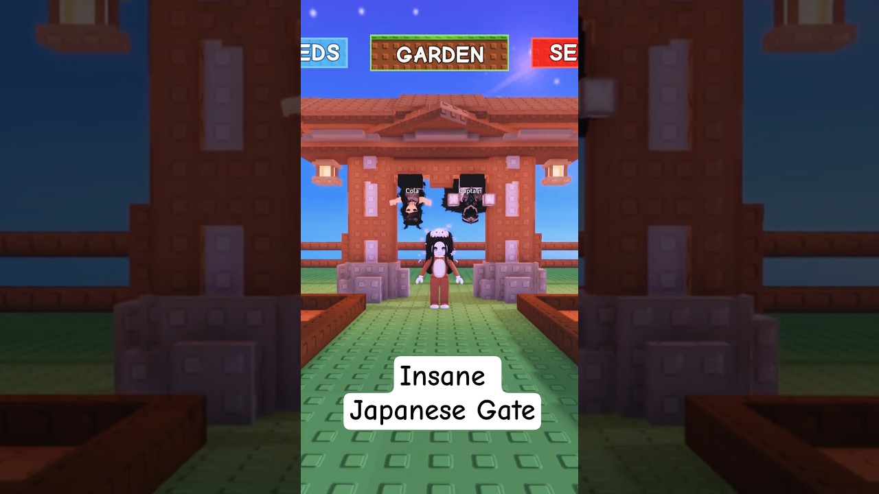 #5 Grow a Garden Design Ideas - Japanese Entrance #growagarden