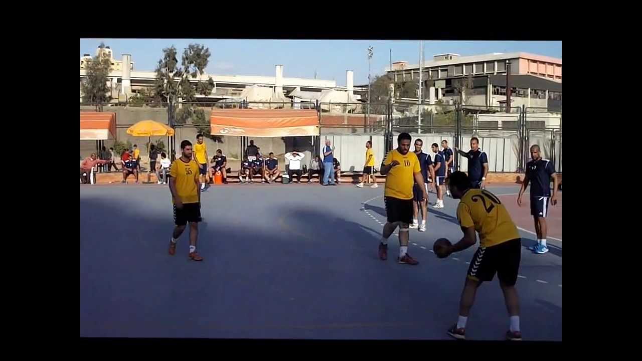 الدقائق الاخيرة لمباراة البنك الأهلي - طنطا دوري الممتاز أ لكرة اليد