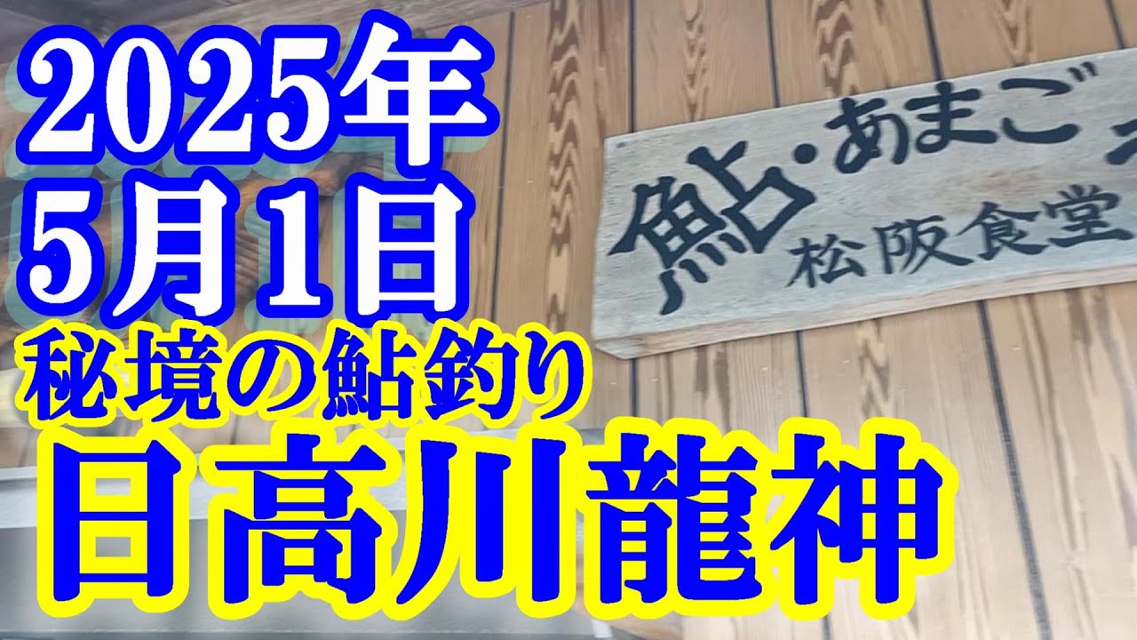鮎釣り 平水垢良好 小又川出会い上～梅津呂橋 日高川龍神 2025年