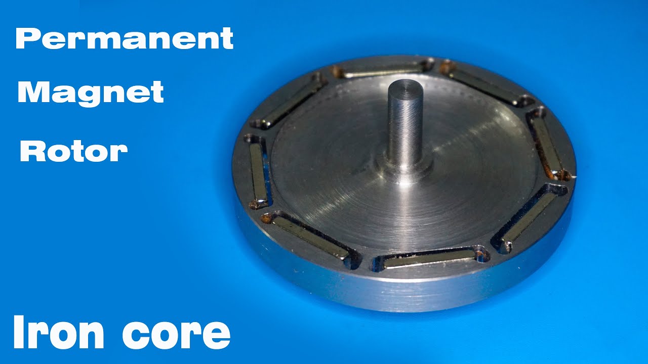 How to make a big permanent magnet rotor for Brushless motor or Generator