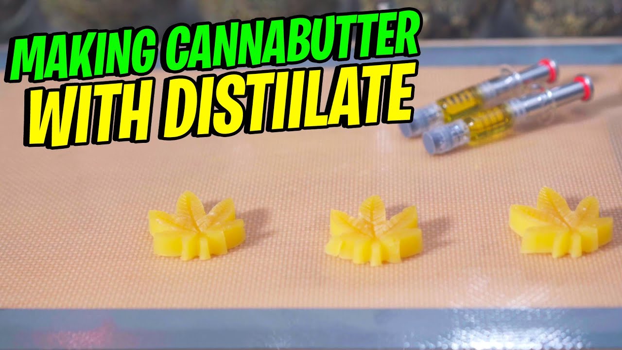 Making cannabutter with Distillate | Potent Cannabutter ( 850 mg )