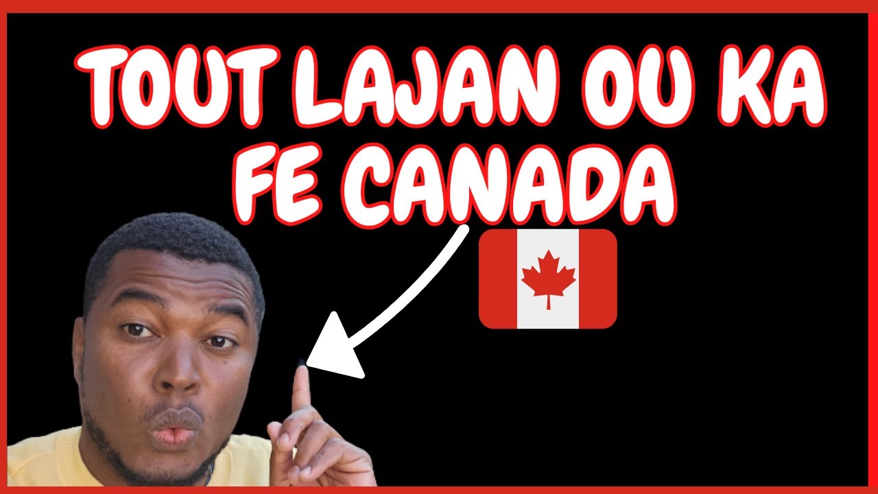 Men konbyen kòb you Haitien ki fèk rive Canada ka fè pa mwa #asijohn #canadavisa #haiti