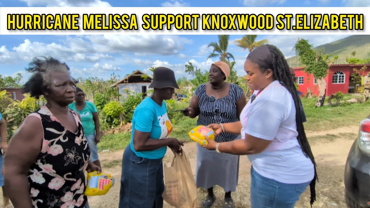 WE VISITED THE COMMUNITY OF KNOXWOOD ST.ELIZABETH, WITH CHICKEN, VEGETABLES AND GROUND PROVISIONS