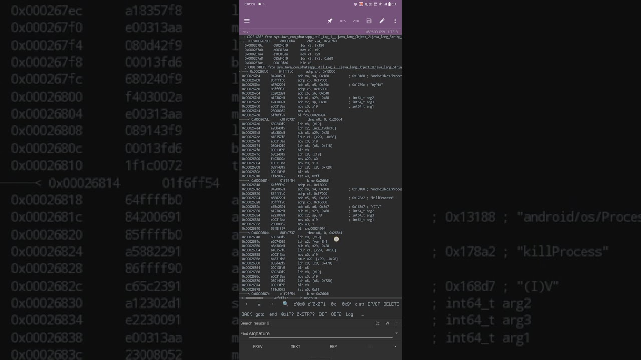 [ Tutorial ] Kill Signature lib with Radare2 Termux Manual (part1)