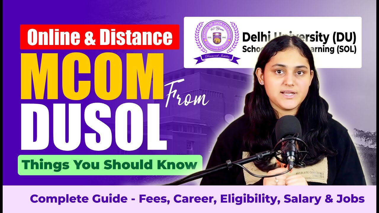 Online M.Com from DU SOL in 2026 - IS It Still a Smart Choice? | Complete Guide.