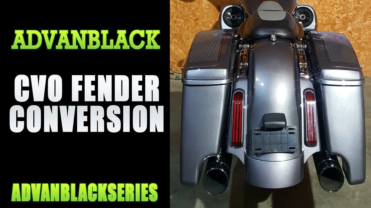 CVO Rear Fender Conversion by Advanblack for Harley Davidson touring models