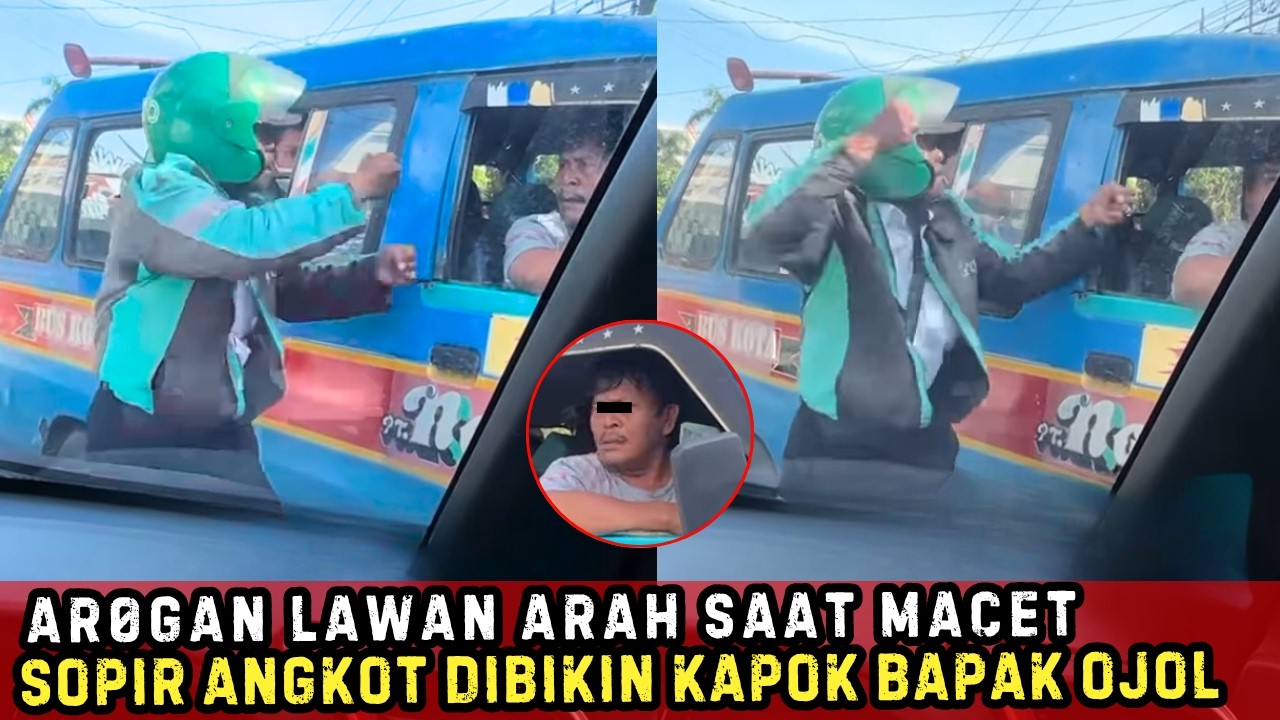 PUAS LIHATNYA !! Nekat Lawan Arah Langsung Di H4ntam Sama Ojol - Kelakuan Ngeselin Warga +62