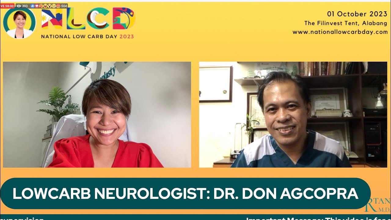 LOWCARB NEUROLOGIST: FINALLY! MEET DR. DON AGCOPRA