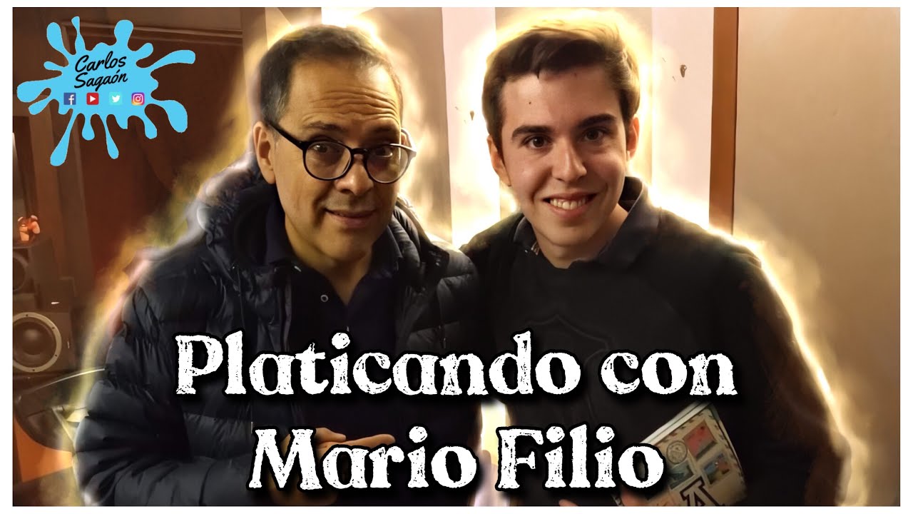 Platicando con Mario Filio. (Actor de doblaje)