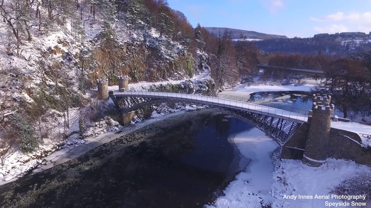 Speyside Snow - Andy Innes Aerial Photography
