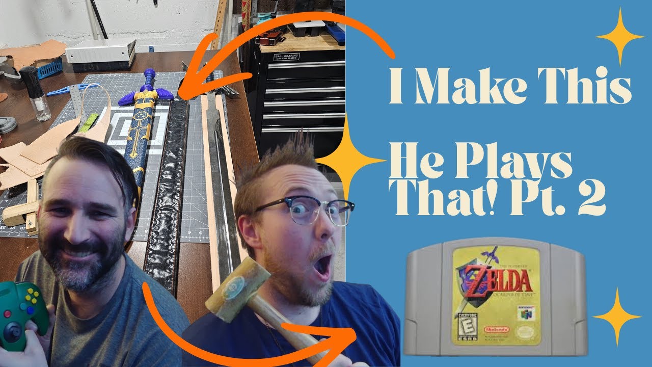 The Hero & The Leather Crafter: Cody’s First Time in Hyrule + Master Sword Sheath Build PT2