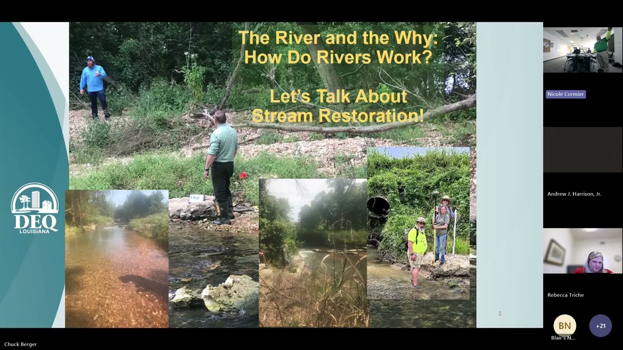 LDEQ Presents “The River and The Why:  How Do Rivers Work?”