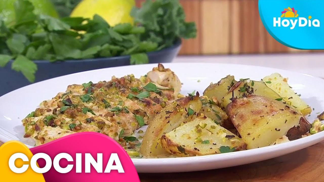 Pollo en crema de pistacho, un platillo con mucho sabor | Hoy Día | Telemundo