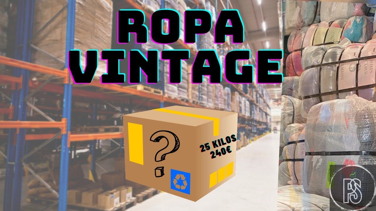 Comprando ROPA VINTAGE por kilos  al por mayor para hacer REVENTA