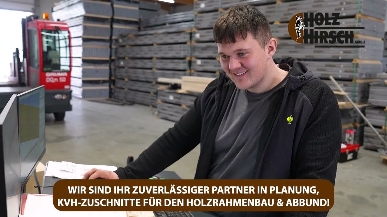 HOLZ HIRSCH Abbundanlage Hundegger K2-Industrial
