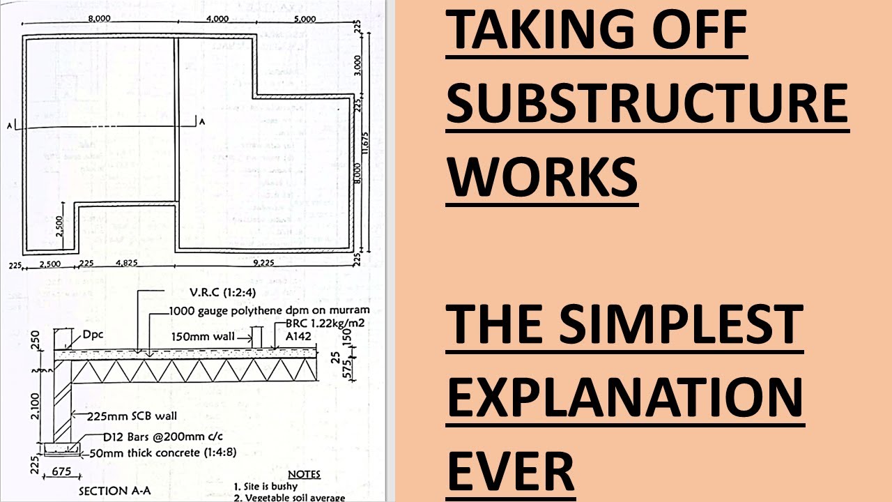 Taking off substructure works
