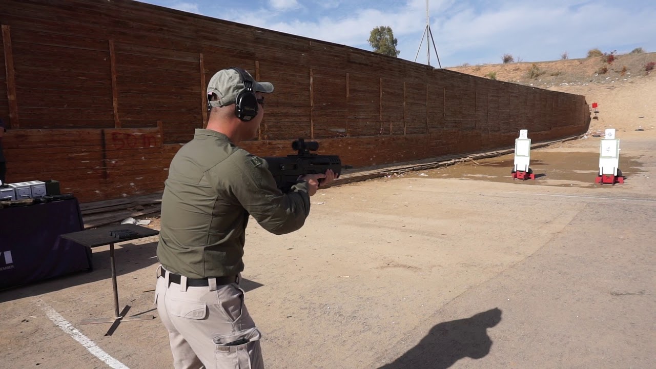 IWI Tavor 7 7.62x51 & Meprolight Mepro 4x Optic Full-Auto Controlled 3 Round Burst