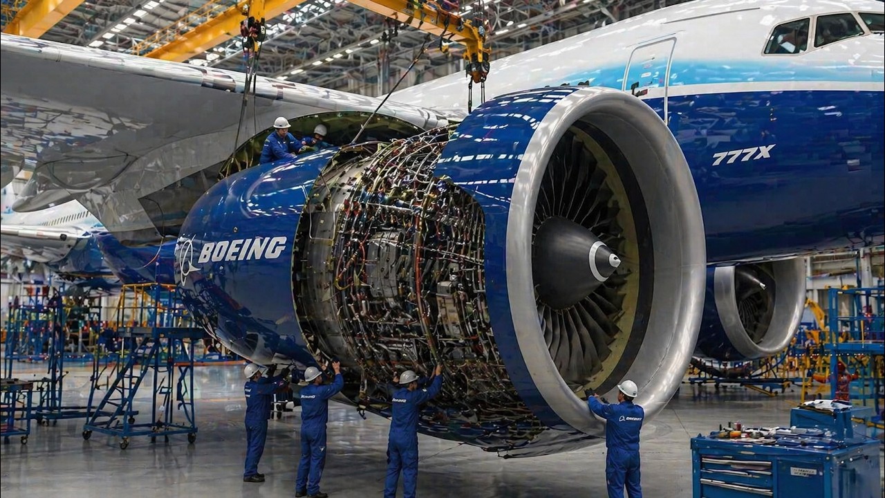 Inside the Massive Engine That Powers the Boeing 777X