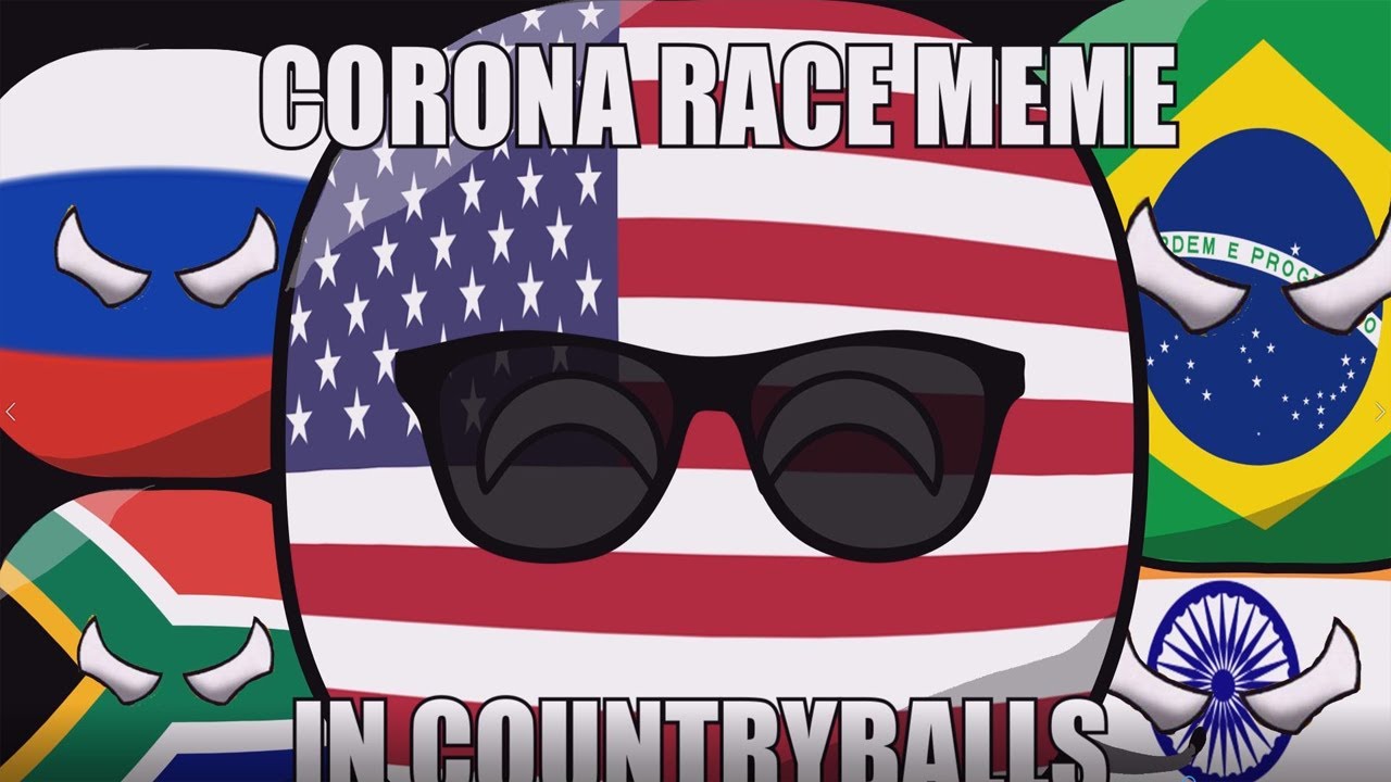 Countryballs Mini - Corona Race Meme (V3 India)