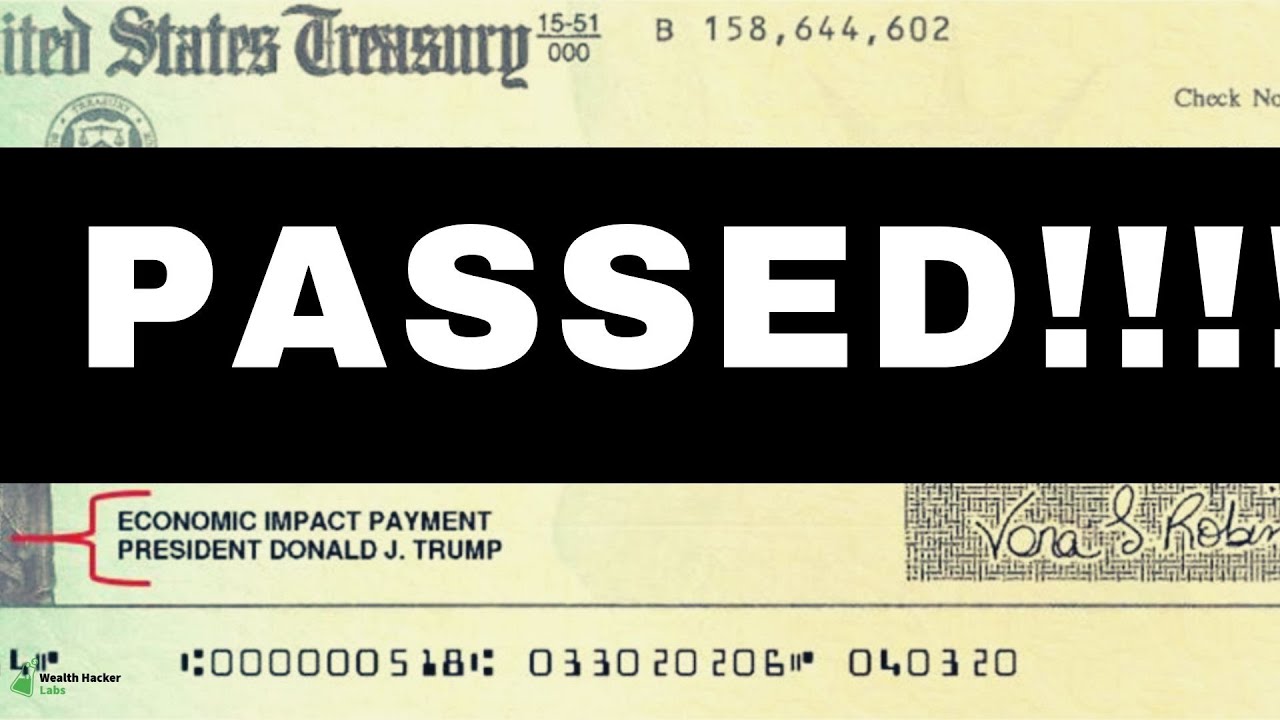 Second $1,200 Stimulus Check Passes House - What' Next?