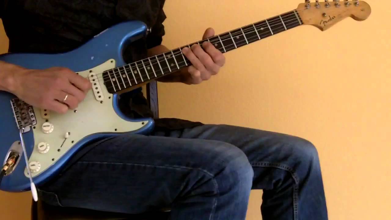 Santana style playing on a 1962 Fender Stratocaster and Laboga Caiman