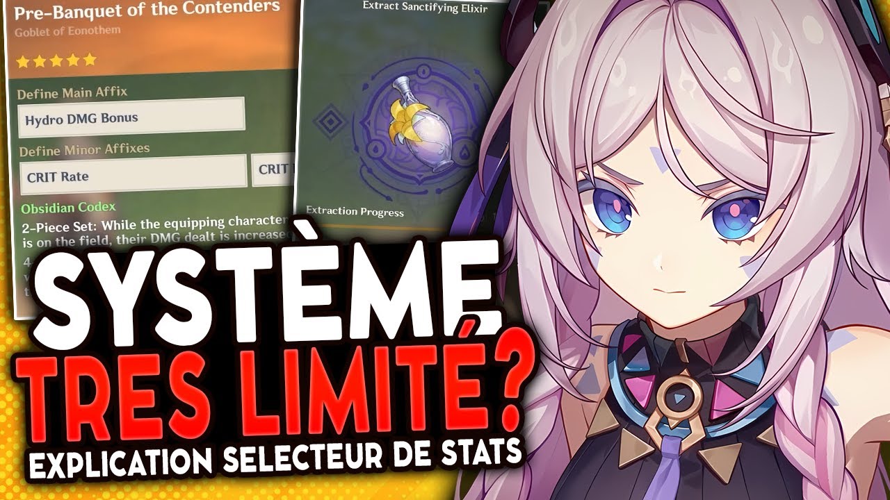 SELECTEUR DE STATS D'ARTEFACTS : Comment ça marche ? | Genshin Impact