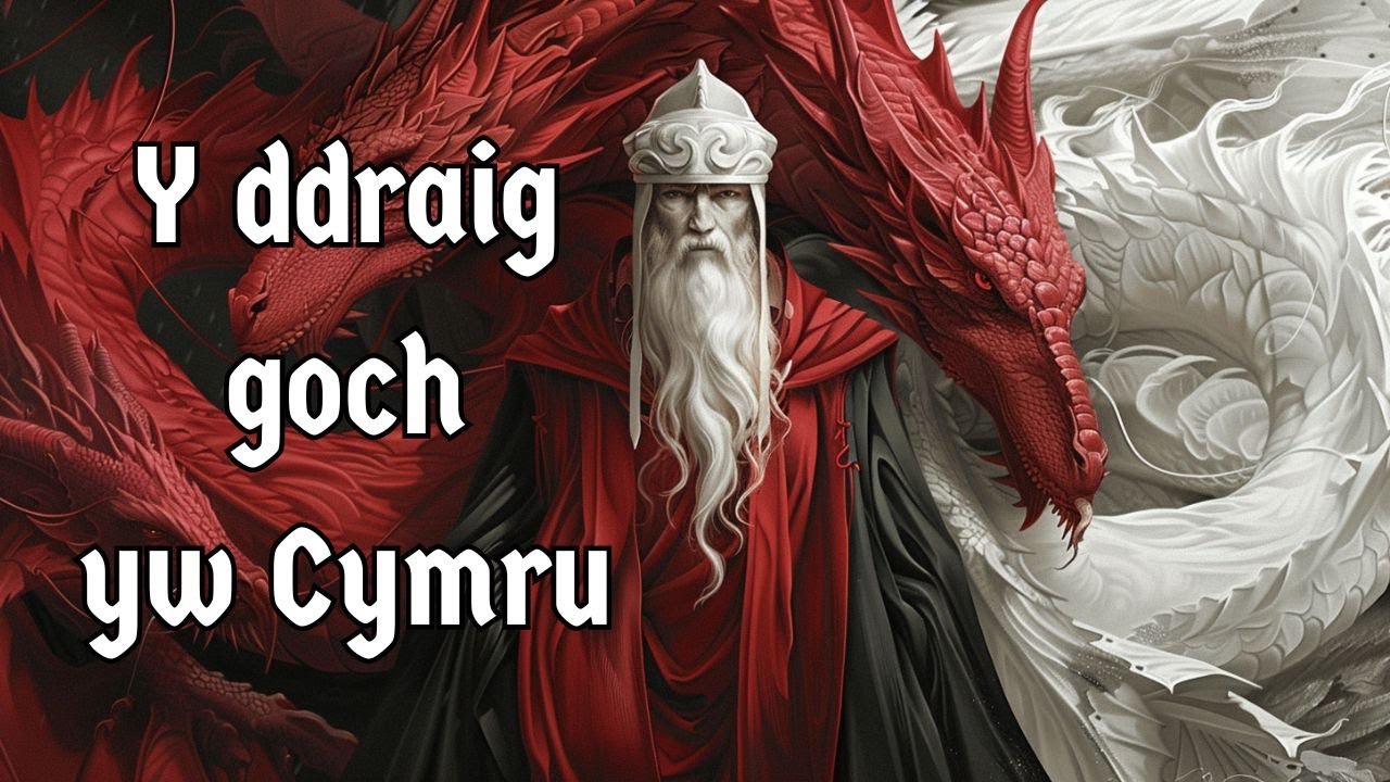 🎵 Chwedl y Ddraig Goch Gymreig | Tale of the Red Welsh Dragon | Anthem Cymru | Welsh Anthem | Celtic