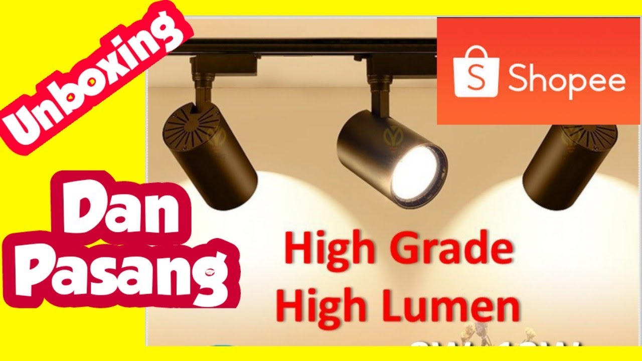 Cara mudah Pasang Track Light | 2022 #tracklight #led #smartled #studio #diy