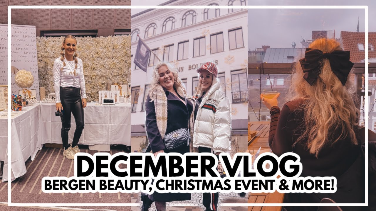 December Vlog ♡ Bergen Beauty, Copenhagen & Gucci Christmas Event