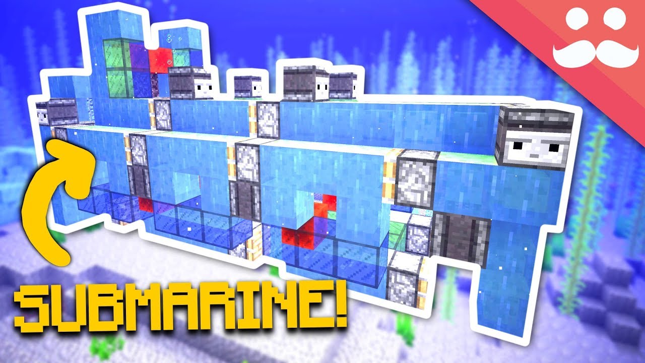 Working SUBMARINE in Minecraft 1.13!