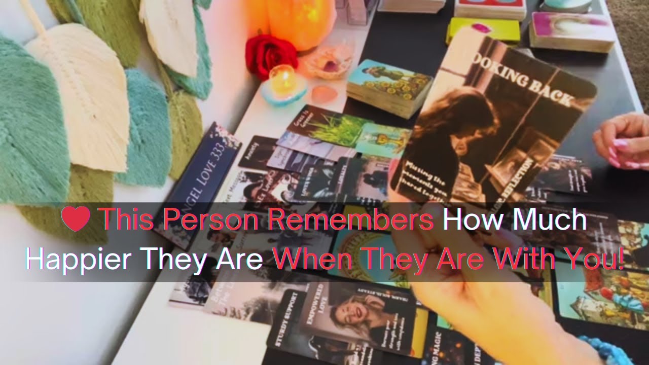 ❤️This Person Remembers How Much Happier They Are When Their With You! Love Tarot Soulmate All Signs