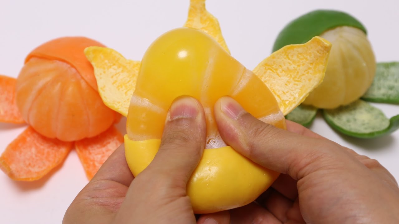 ASMR Squishy #100 Orange Squishy Squeeze