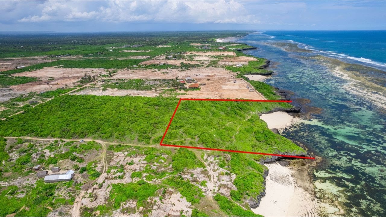 Prime Beachfront Land for sale on Kilifi's Enchanting Tezo Beach