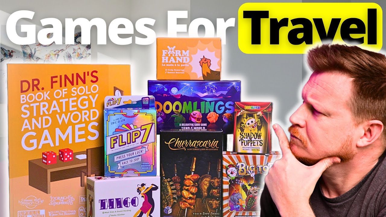 7 небольших настольных и карточных игр, которые идеально подходят для путешествий!