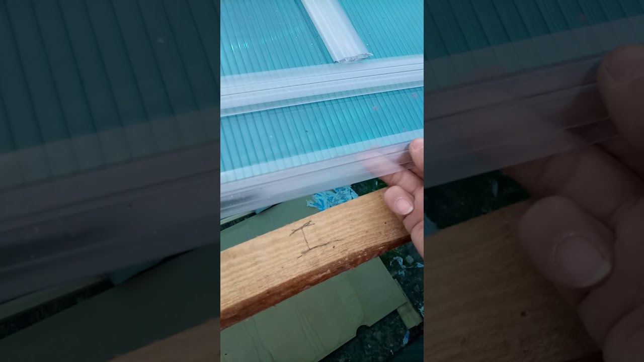 Поликарбонат как укласть быстро стыковочные