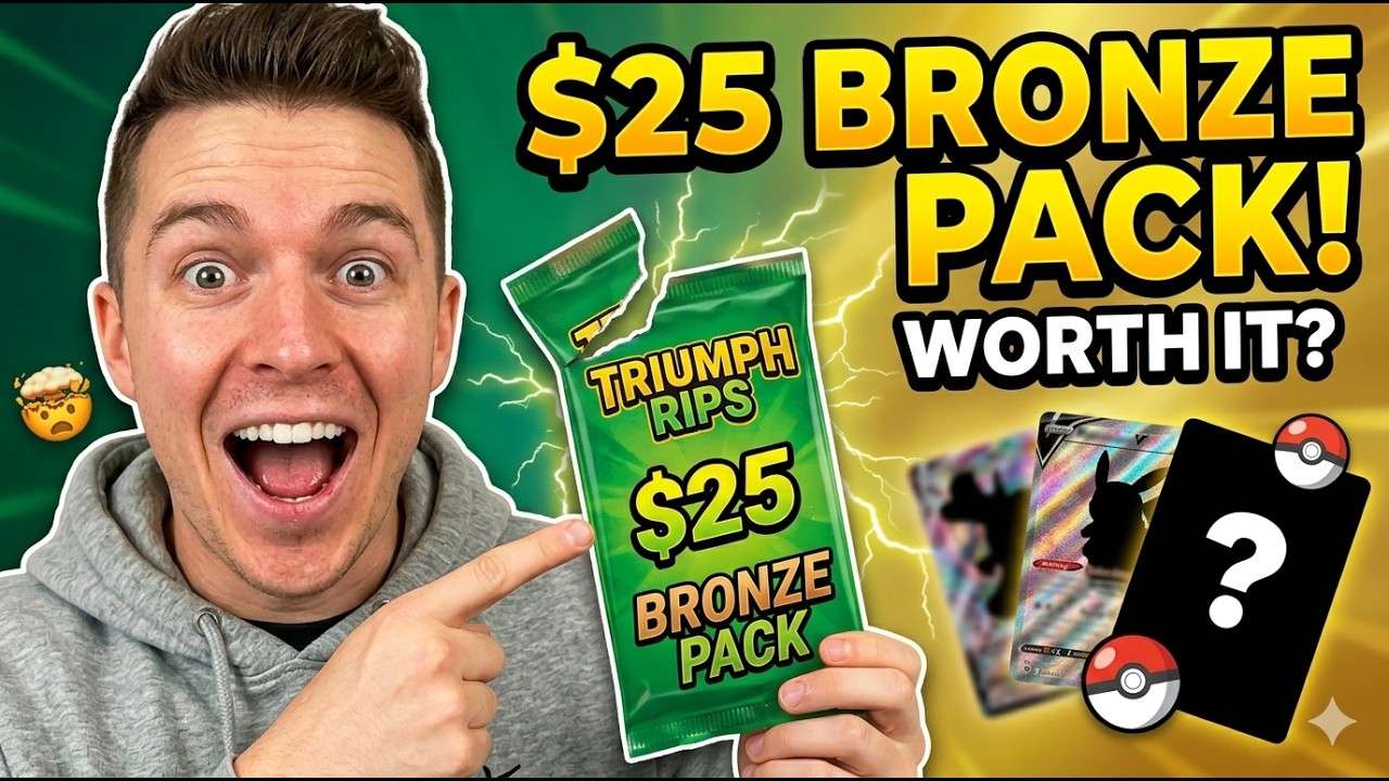 Pokémon Mystery Pack Opening: $25 Triumph Rips Bronze Pack!