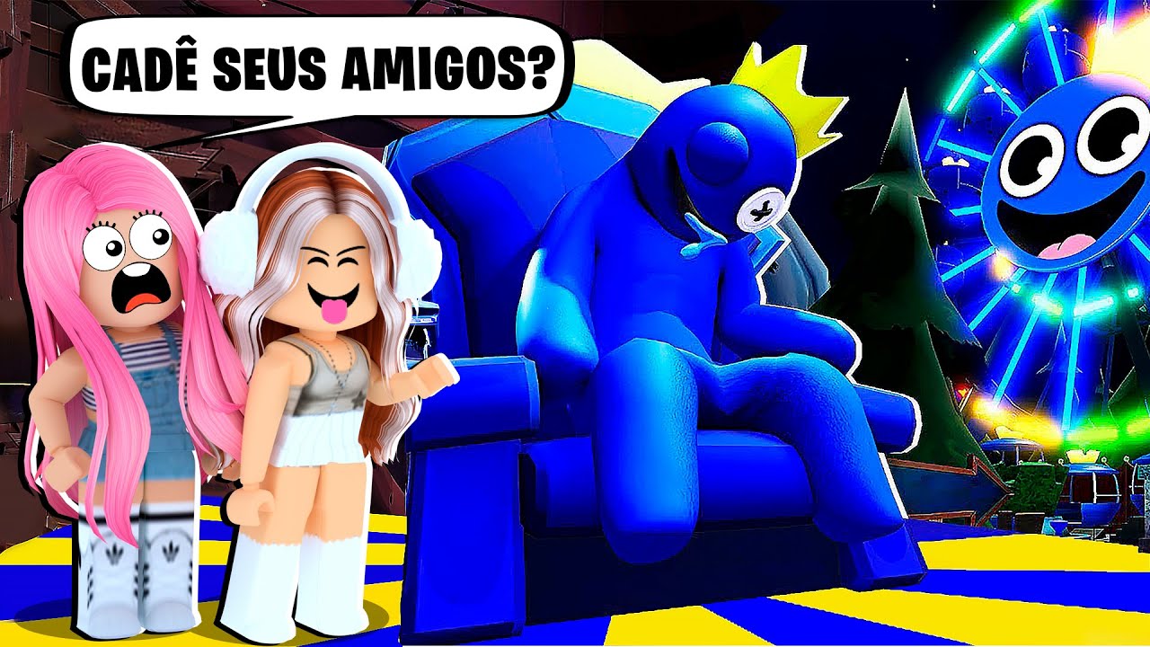 O PARQUE DO AZUL BABÃO Capítulo 2 (Rainbow Friends) @familiamaffi
