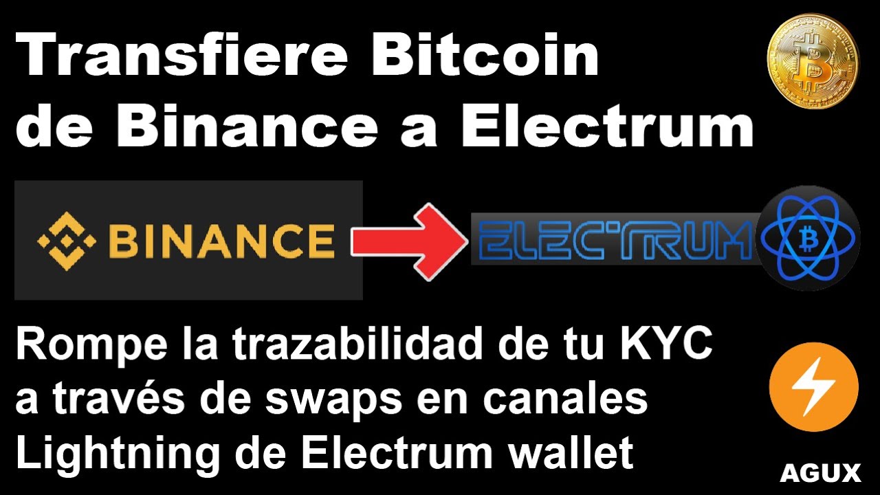 Retira bitcoin de Binance a Electrum wallet y 
