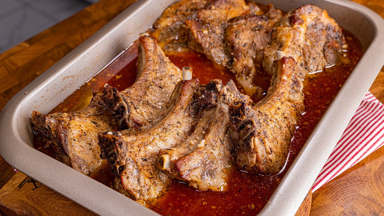 Chuletas de cerdo al horno - Deliciosas