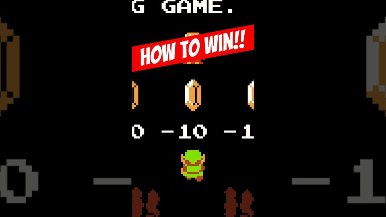 Jak WYGRAĆ grę na pieniądze w The Legend of Zelda (NES)!!